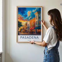 Pasadena Poster - California Wall Art