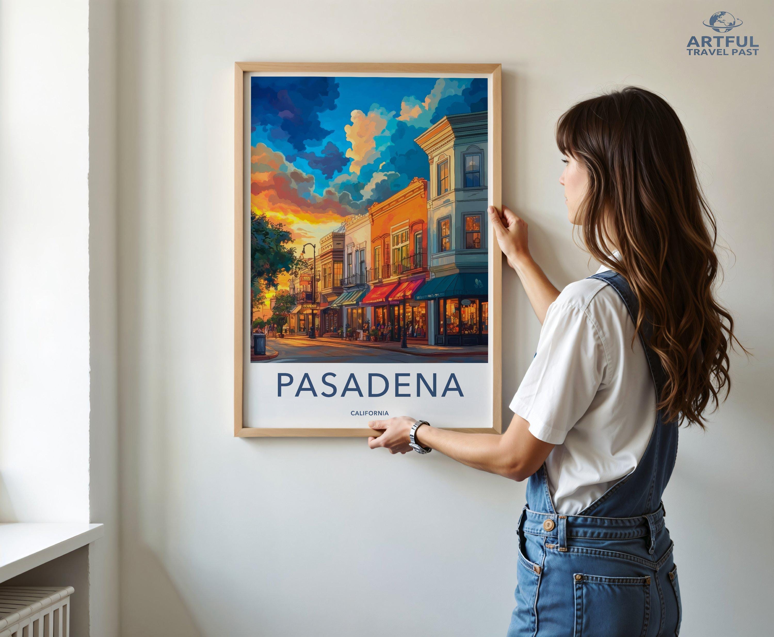 Pasadena Poster - California Wall Art