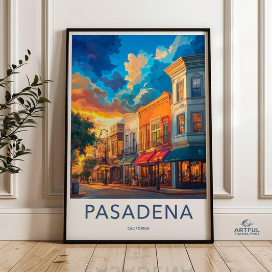 Pasadena Poster - California Wall Art