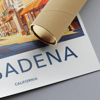 Pasadena Poster - California Wall Art