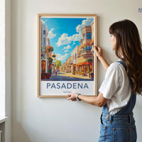 Pasadena Poster - California Wall Art