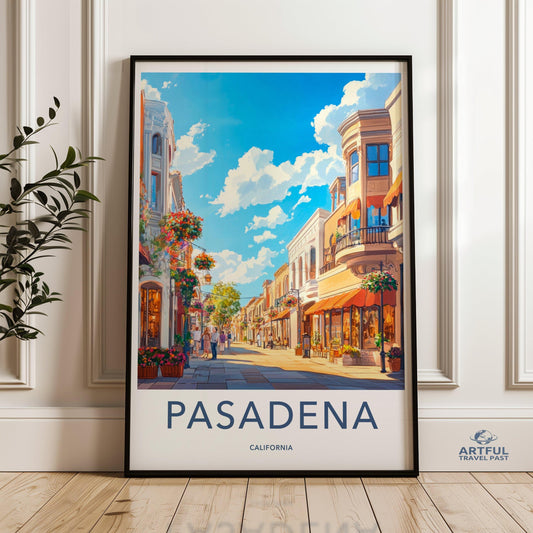 Pasadena Poster - California Wall Art