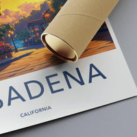 Pasadena Poster - California Wall Art