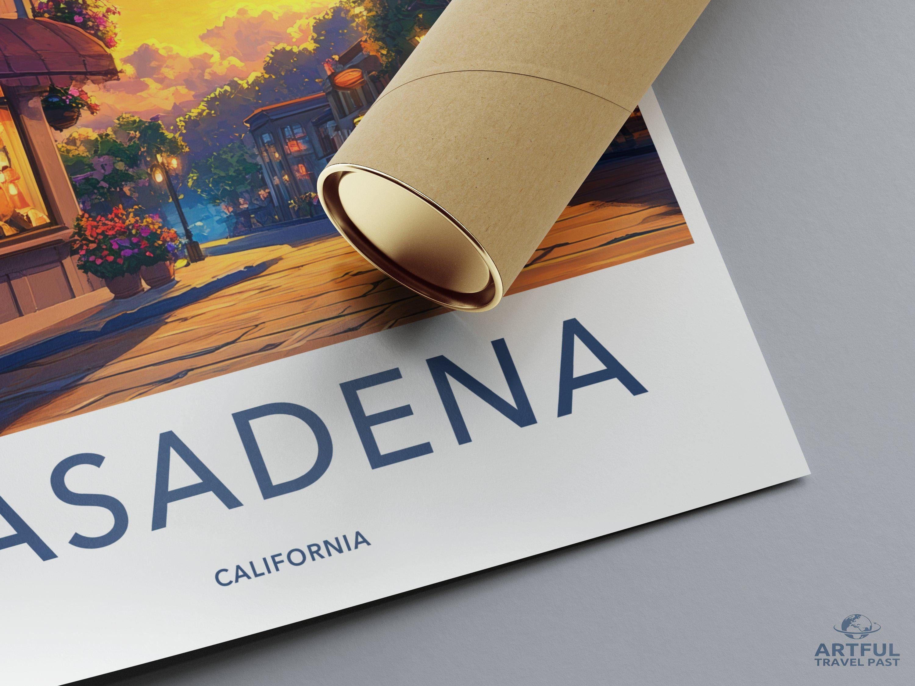 Pasadena Poster - California Wall Art