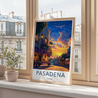 Pasadena Poster - California Wall Art
