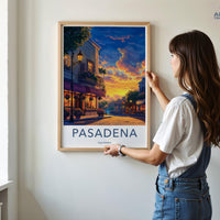 Pasadena Poster - California Wall Art