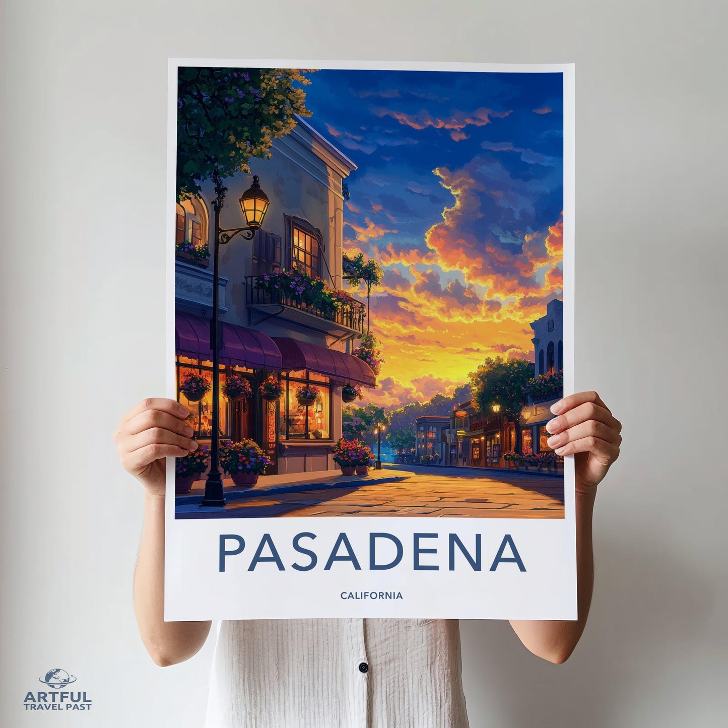 Pasadena Poster - California Wall Art