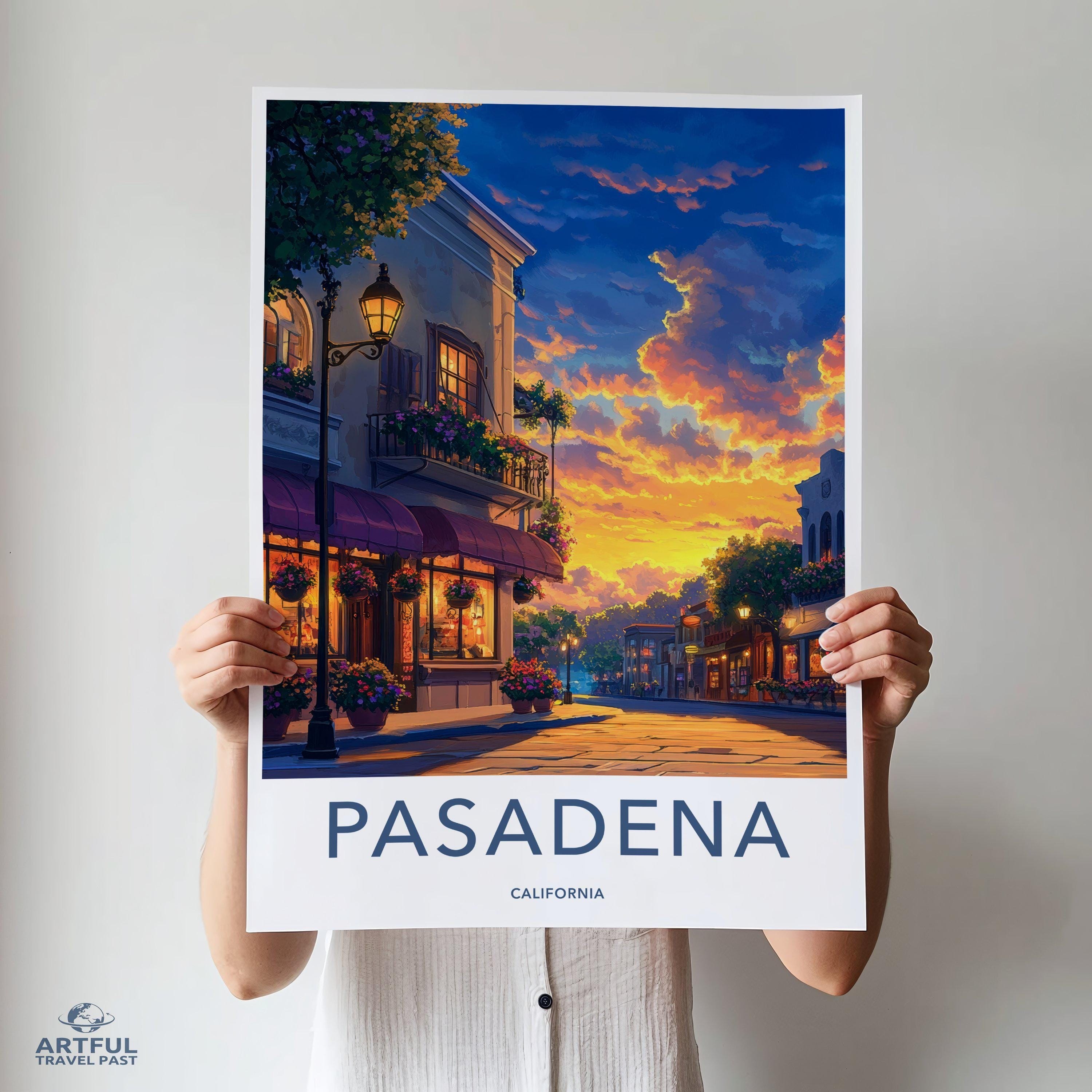 Pasadena Poster - California Wall Art