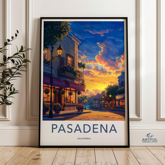 Pasadena Poster - California Wall Art