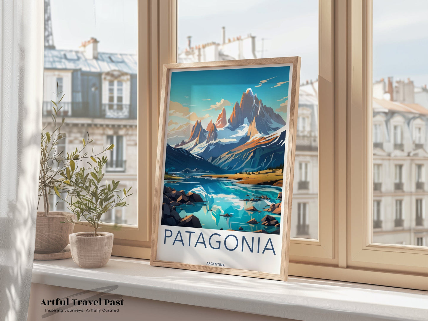 Patagonia Poster | Argentina Wall Art | South America Artwork