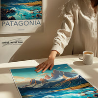 Patagonia Poster | Argentina Wall Art | South America Artwork