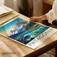 Patagonia Poster | Argentina Wall Art | South America Artwork