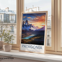 Patagonia Poster | Argentina Wall Art | South America Decor