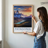 Patagonia Poster | Argentina Wall Art | South America Decor
