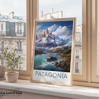 Patagonia Poster | National Park Print | Argentina Wall Art