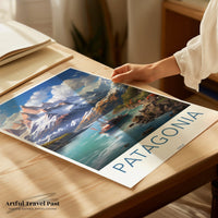 Patagonia Poster | National Park Print | Argentina Wall Art