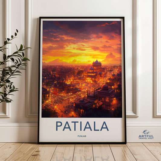 Patiala Poster - Punjab Wall Art