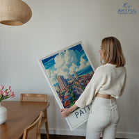 Pattaya Poster | Thailand Wall Art | Asia Decor