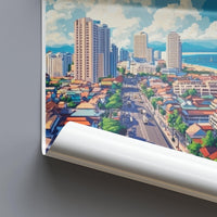 Pattaya Poster | Thailand Wall Art | Asia Decor
