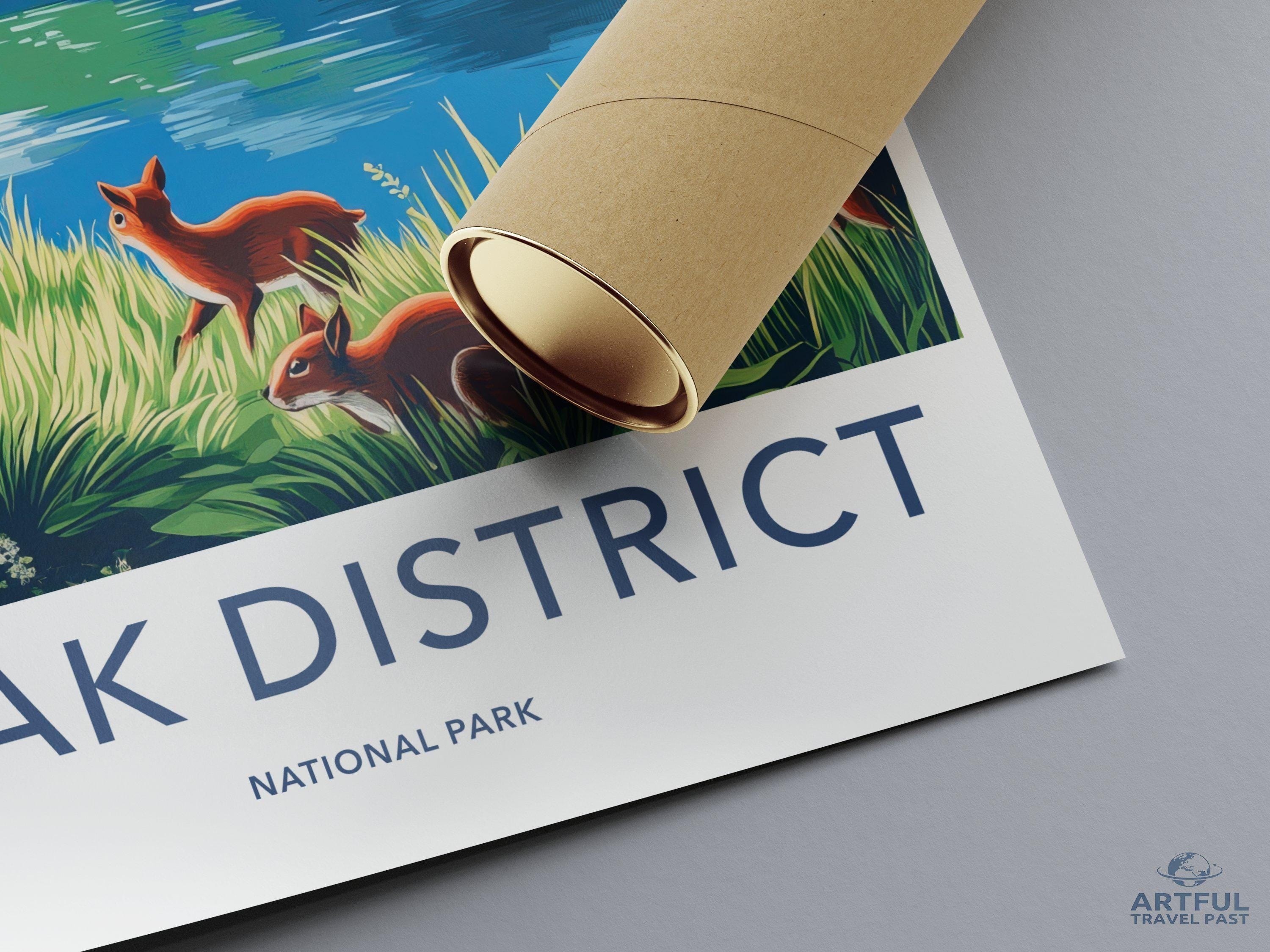 Peak District National Park Poster | England Wall Art