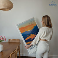 Peak District National Park Poster - England Wall Art