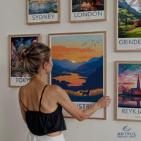 Peak District National Park Poster - England Wall Art