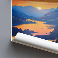Peak District National Park Poster - England Wall Art
