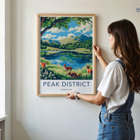 Peak District Poster - England Wall Art