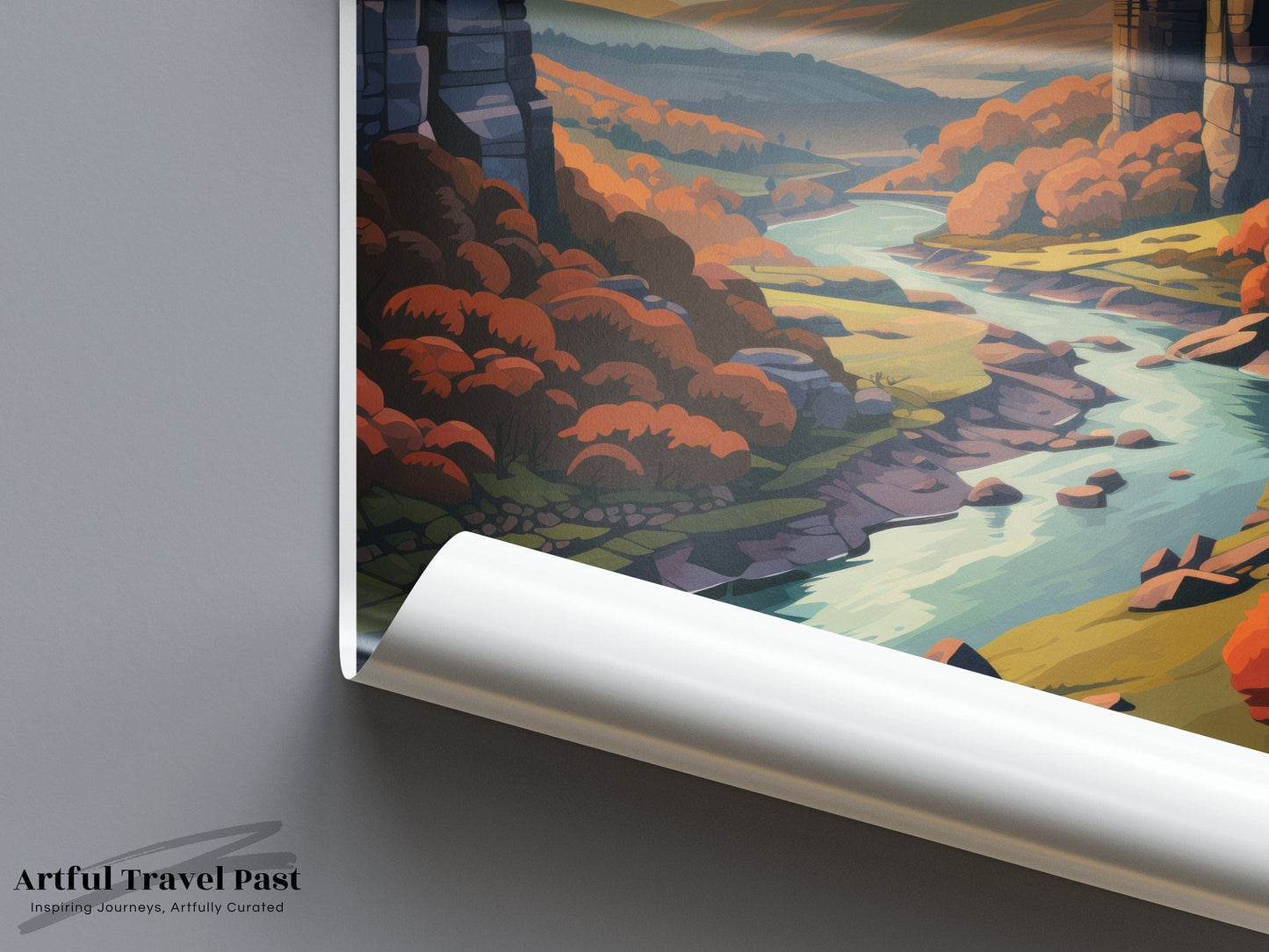 Peak District Poster - England Wall Art