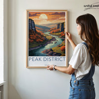 Peak District Poster - England Wall Art