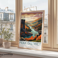 Peak District Poster - England Wall Art