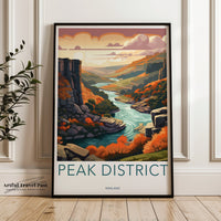 Peak District Poster - England Wall Art
