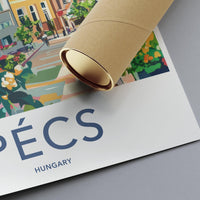 Pécs Poster - Hungary Wall Art