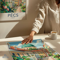 Pécs Poster - Hungary Wall Art