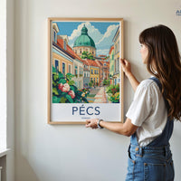 Pécs Poster - Hungary Wall Art