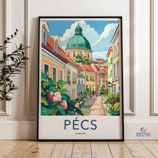 Pécs Poster - Hungary Wall Art