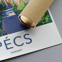Pécs Poster - Hungary Wall Art