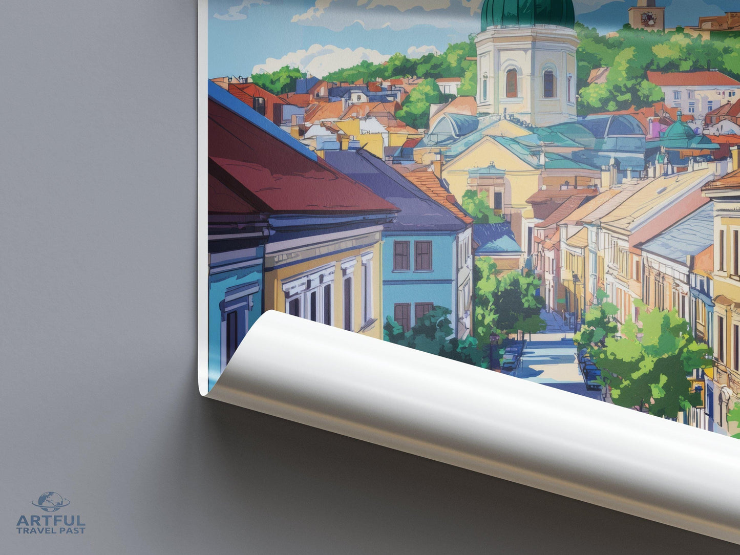 Pécs Poster - Hungary Wall Art