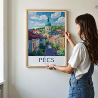 Pécs Poster - Hungary Wall Art