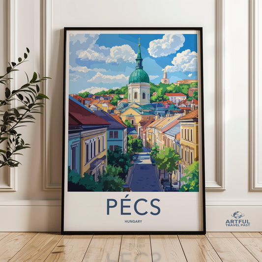 Pécs Poster - Hungary Wall Art