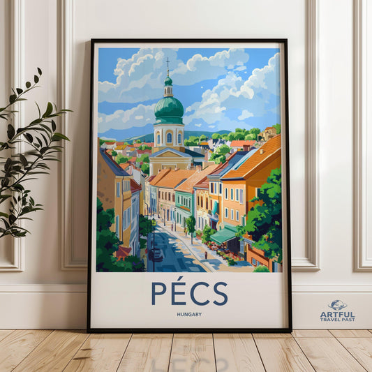 Pécs Poster - Hungary Wall Art