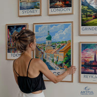 Pécs Poster | Hungary Wall Art | Eastern Europe Decor