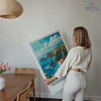 Pembrokeshire Poster - Wales Wall Art