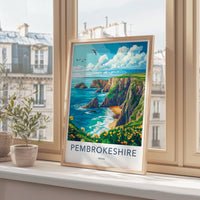 Pembrokeshire Poster - Wales Wall Art