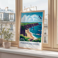 Pembrokeshire Poster - Wales Wall Art