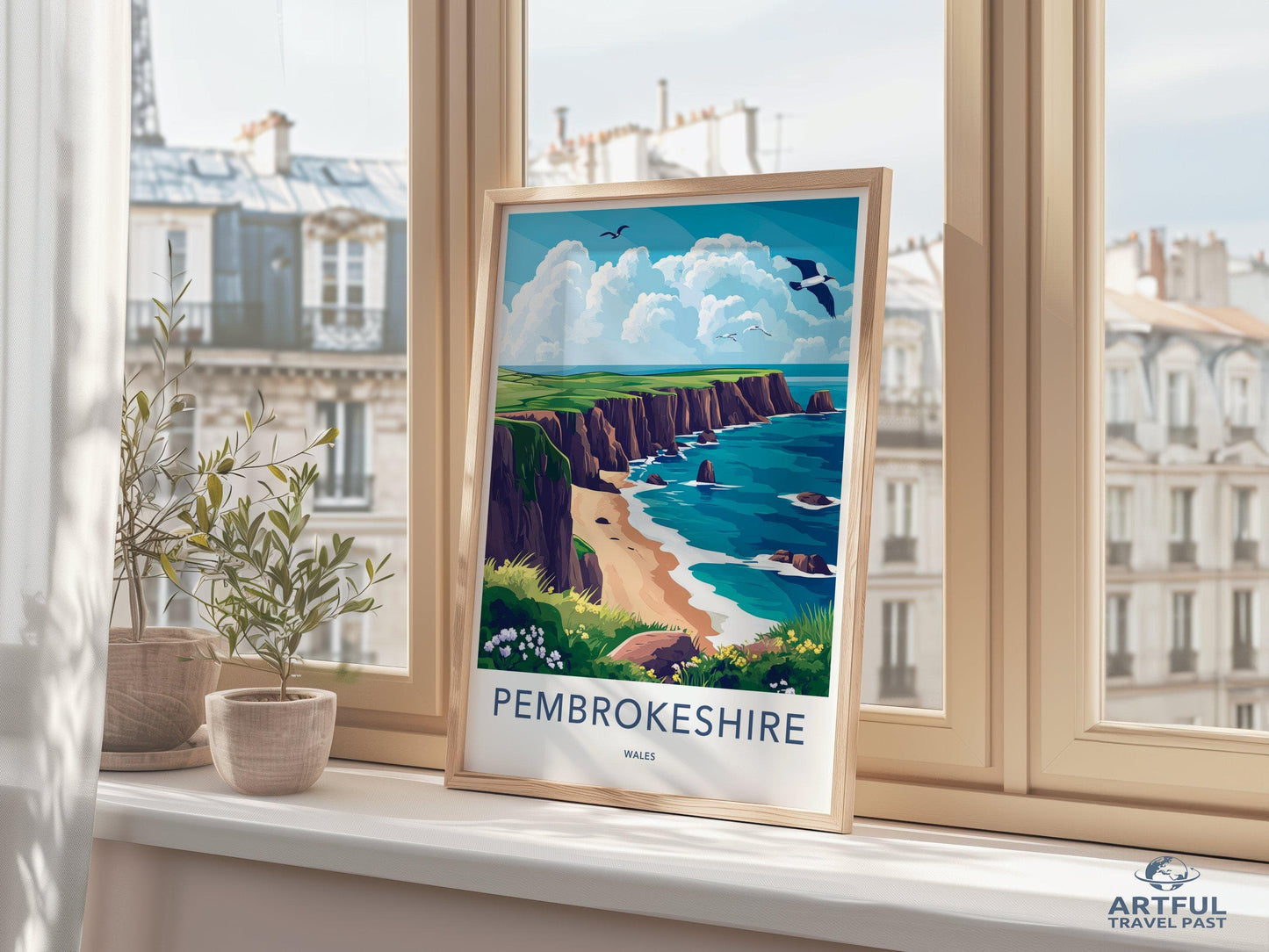 Pembrokeshire Poster - Wales Wall Art