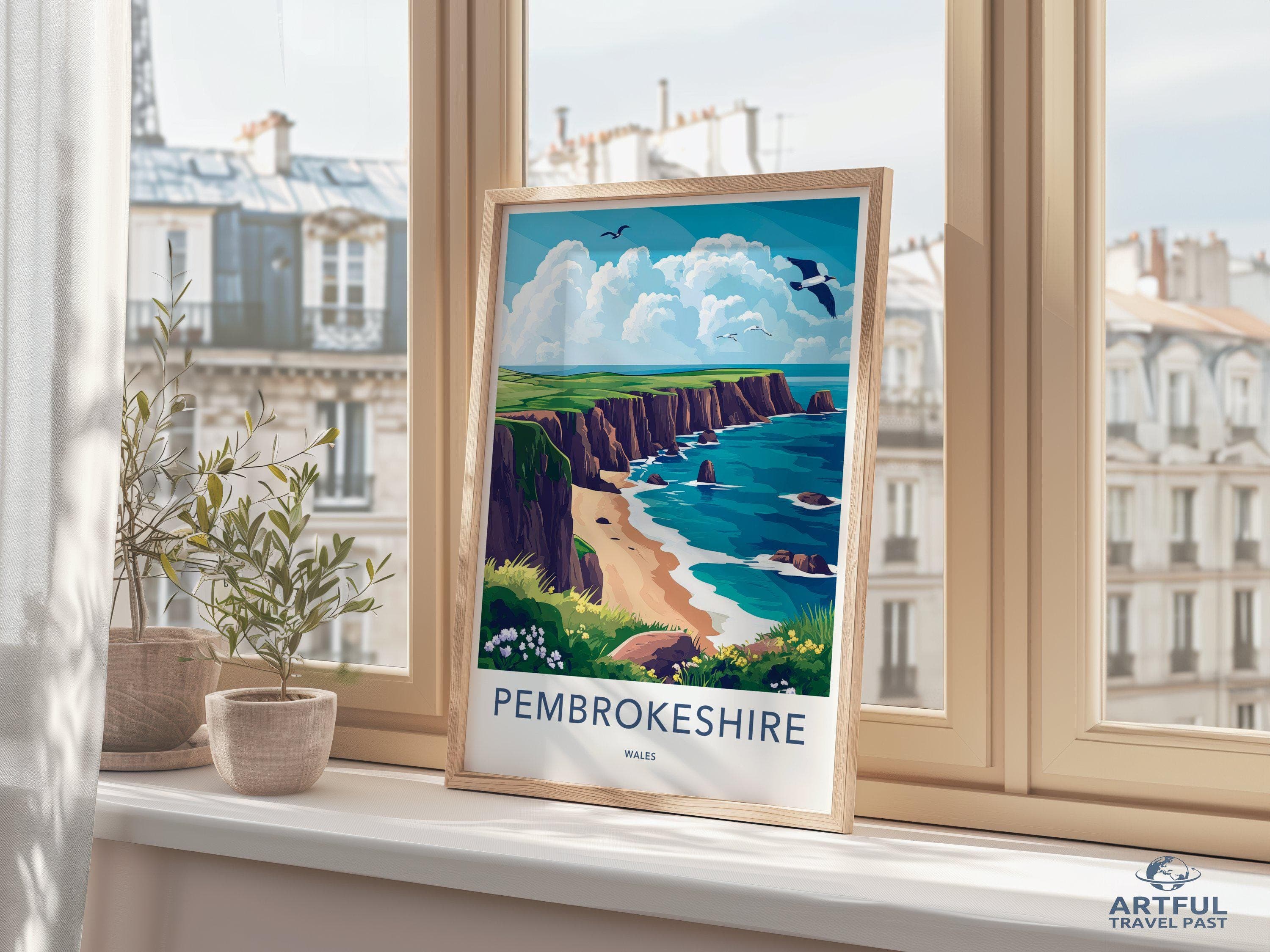 Pembrokeshire Poster - Wales Wall Art