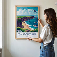 Pembrokeshire Poster - Wales Wall Art