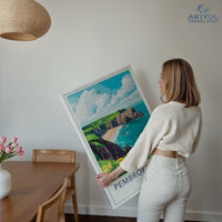 Pembrokeshire Poster | Wales Wall Art | UK Decor