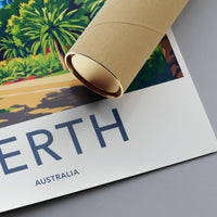 Perth Poster | Australia Wall Art | Australia Decor